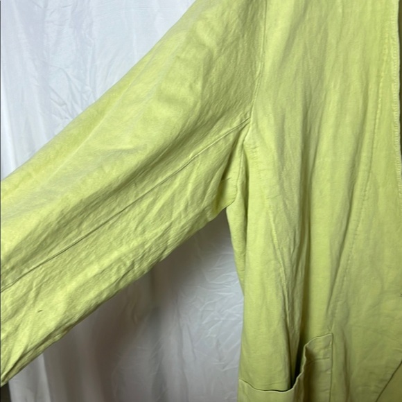 Free People Simply Perfect Blazer Size Medium Linen Blend Oversized Slouchy - Picture 4 of 14